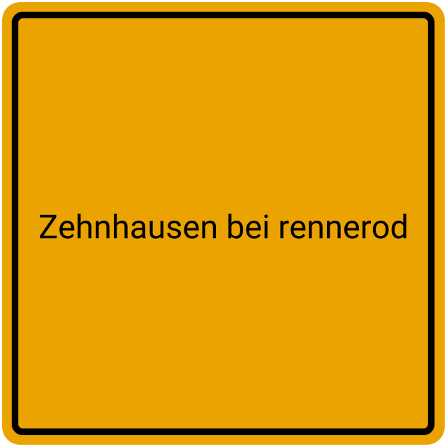 Meldebestätigung Zehnhausen bei Rennerod